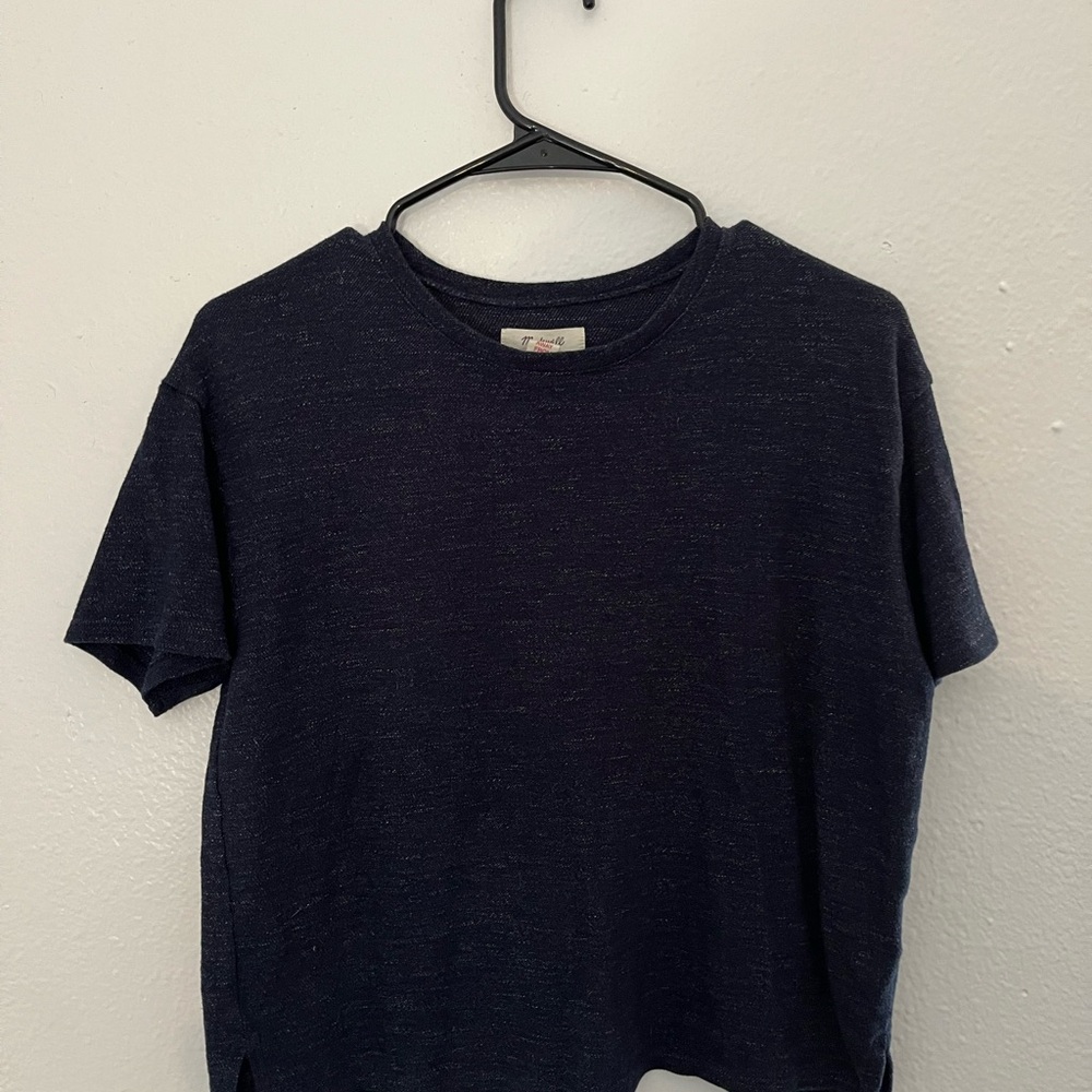 Madewell Navy Crop Top